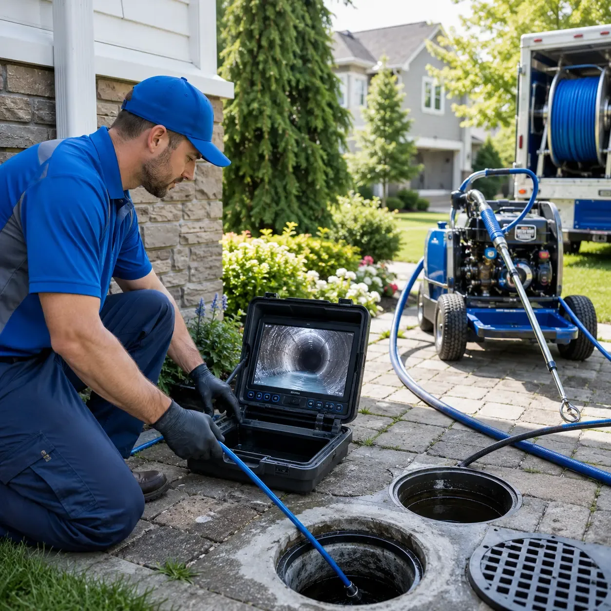 Outdoor drain cleaning professionals serving Colrain, MA